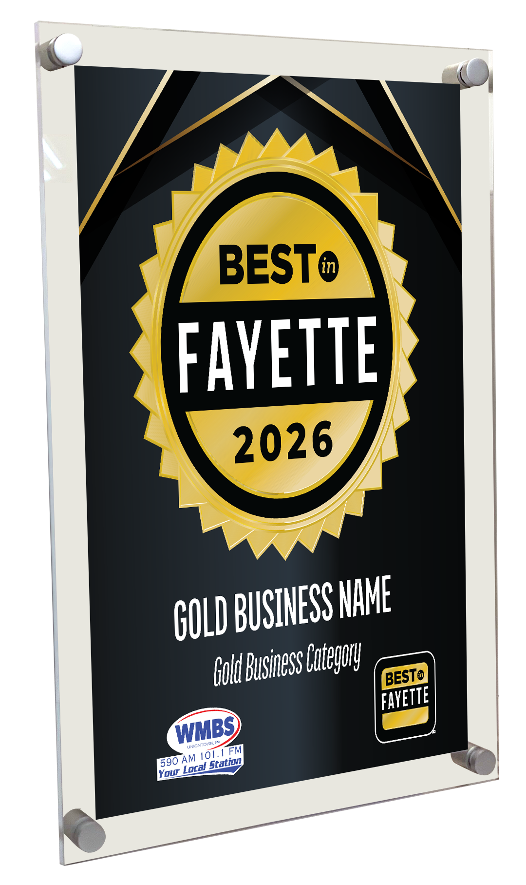 Best in Fayette - Acrylic Plaques