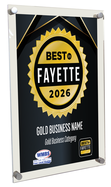 Best in Fayette - Acrylic Plaques