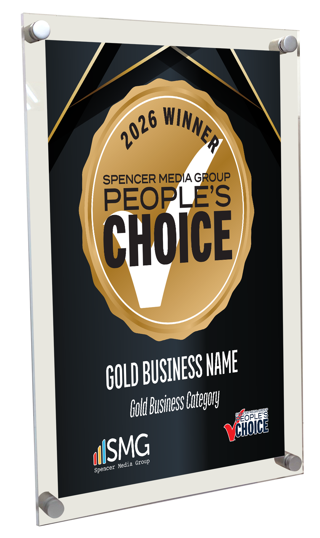 Spencer Media Group People's Choice - Acrylic Plaques