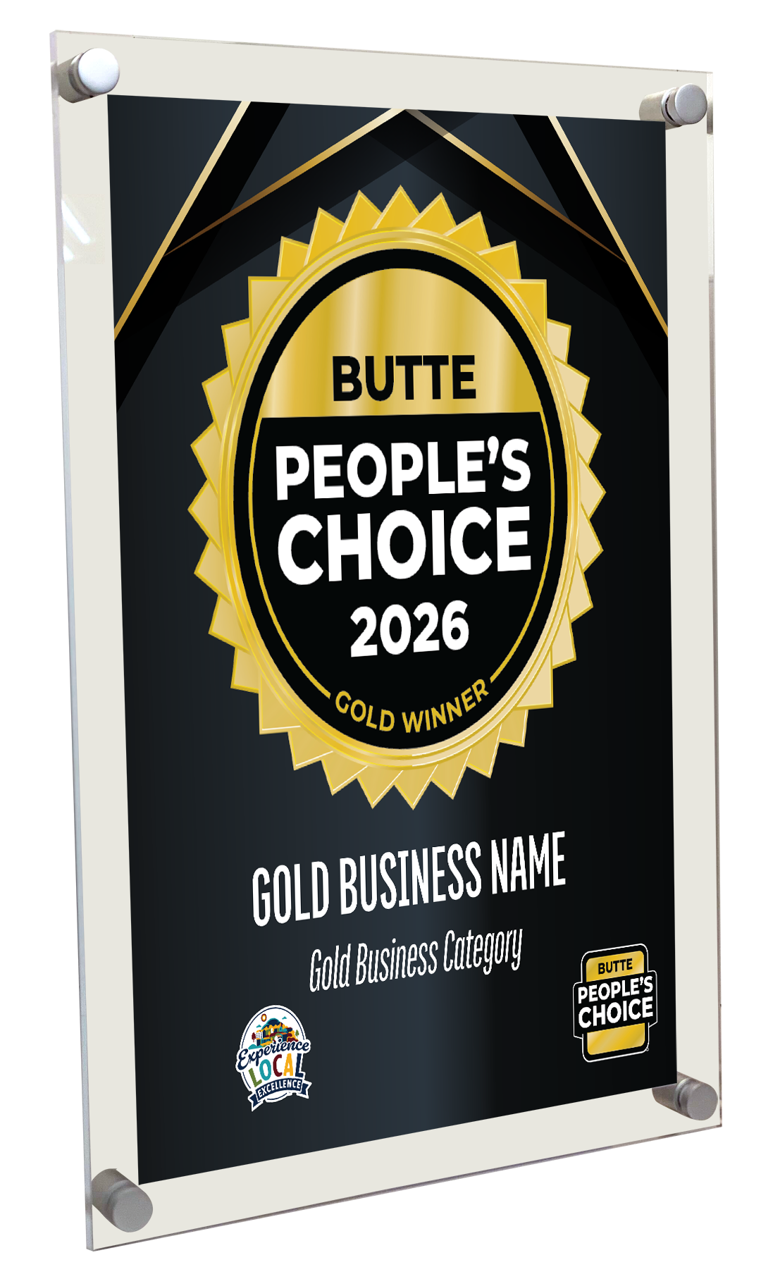 Butte People's Choice - Acrylic Plaques