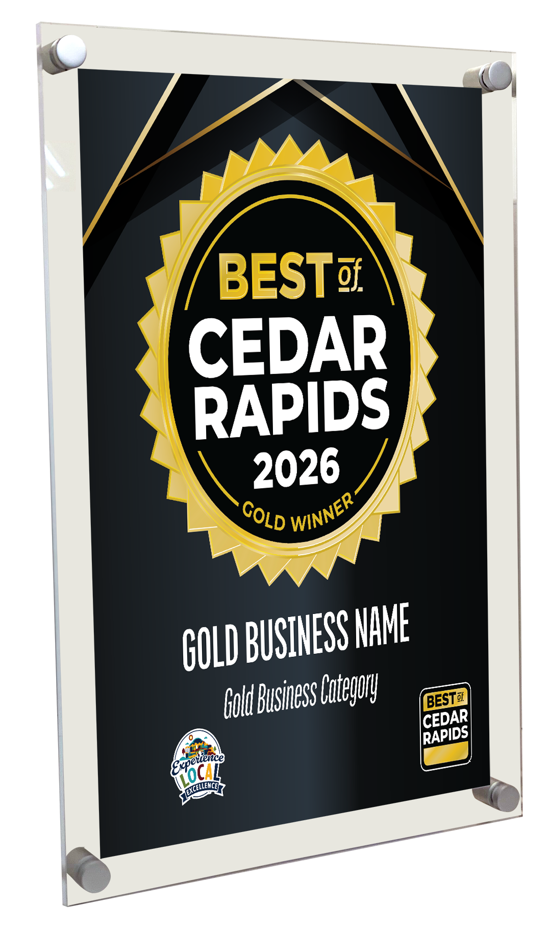 Best of Cedar Rapids - Acrylic Plaques