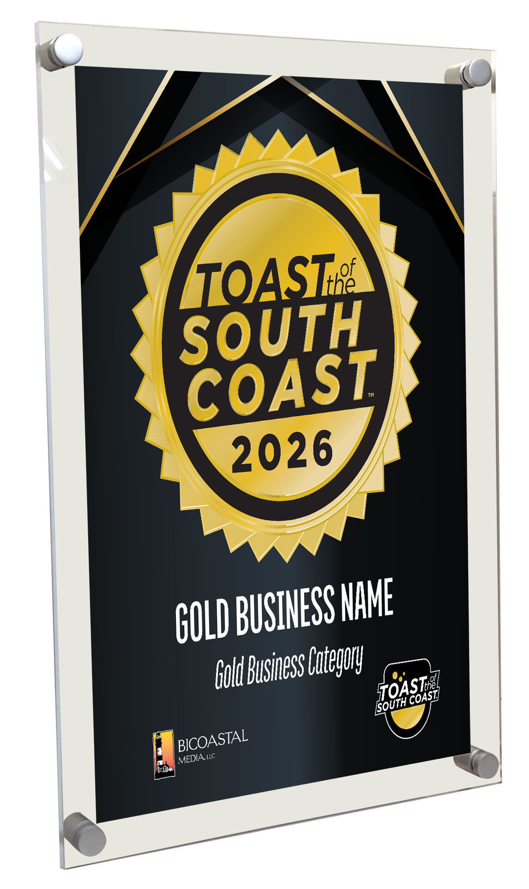 Toast of the South Coast - Acrylic Plaques