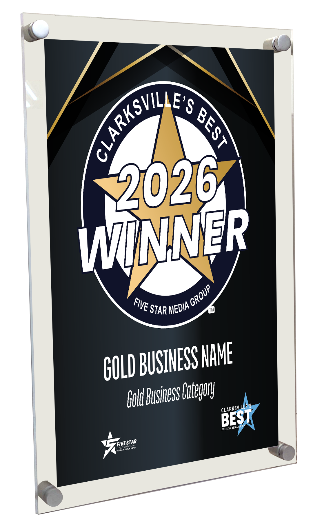 Clarksville's Best - Acrylic Plaques