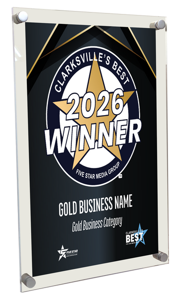 Clarksville's Best - Acrylic Plaques