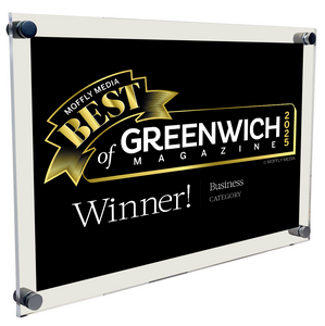 Moffly Media "Best of Towns" Award - Acrylic Standoff Plaque