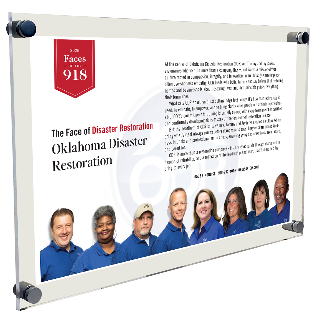 TulsaPeople - Faces of the 918 - Acrylic Plaques