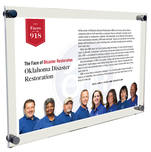 TulsaPeople - Faces of the 918 - Acrylic Plaques