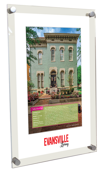 Evansville Living - Most Beautiful Homes - Acrylic Plaques