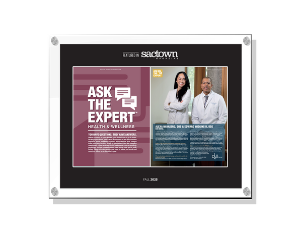 Sactown Magazine - Ask the Expert - Spread Acrylic Plaques