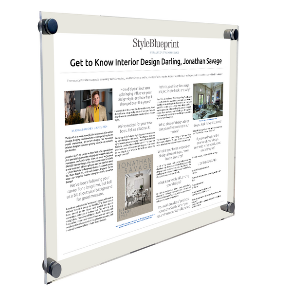 StyleBlueprint Article Plaques (includes all layout design work)