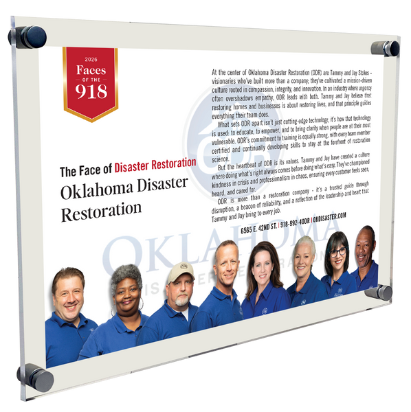 TulsaPeople - Faces of the 918 - Acrylic Plaques
