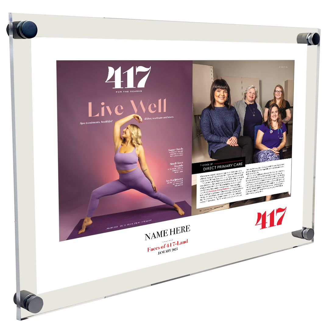 417 Magazine FACES  Acrylic Plaques