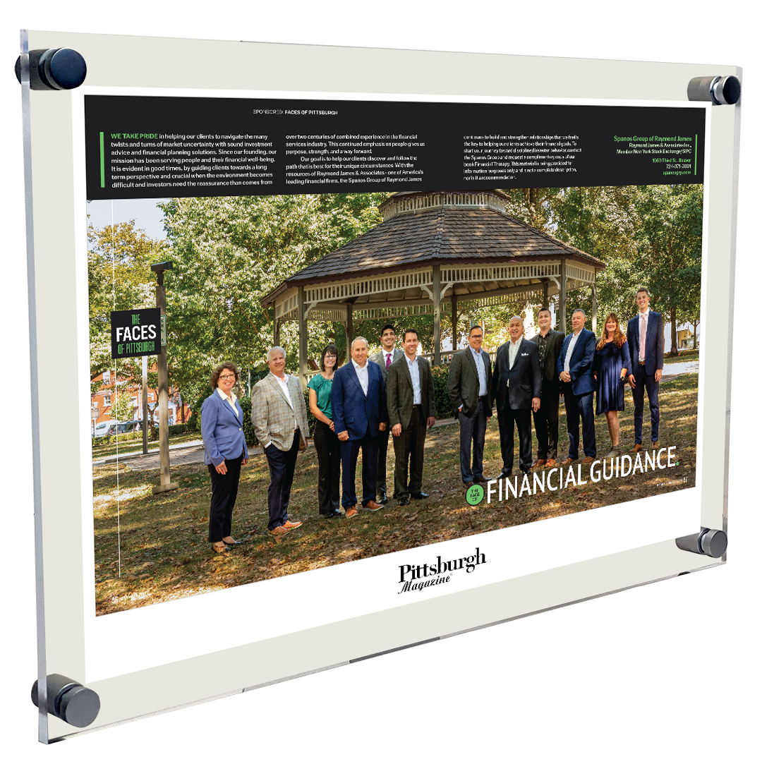 Pittsburgh Magazine - Special Advertising Sections - Acrylic Standoff Plaque