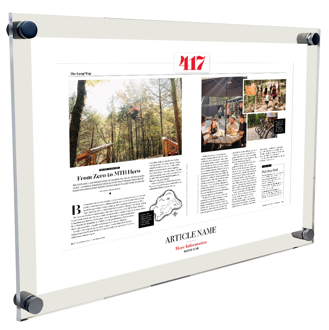 417 Magazine Article Acrylic Plaques