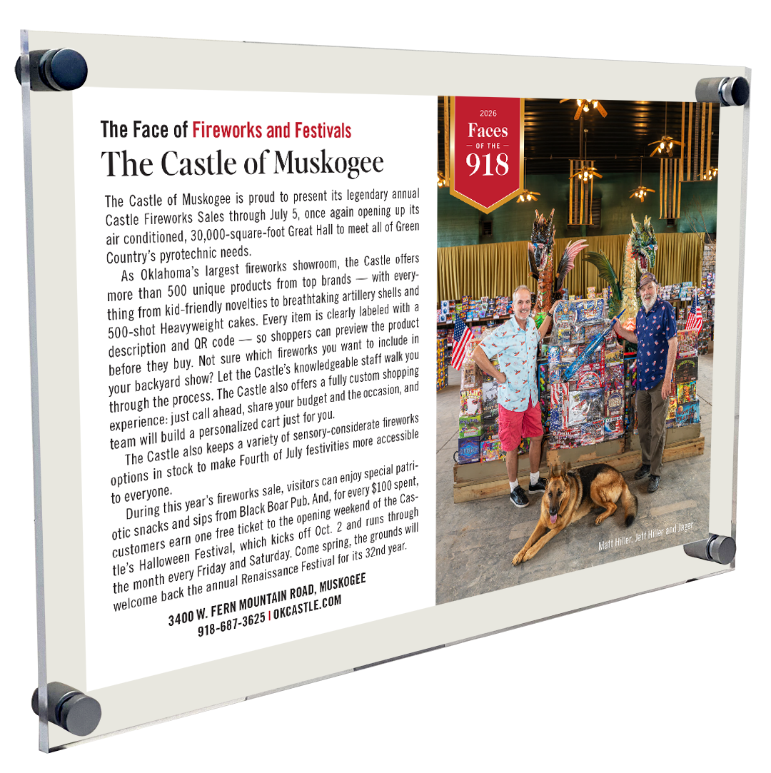 TulsaPeople - Faces of the 918 - Acrylic Plaques