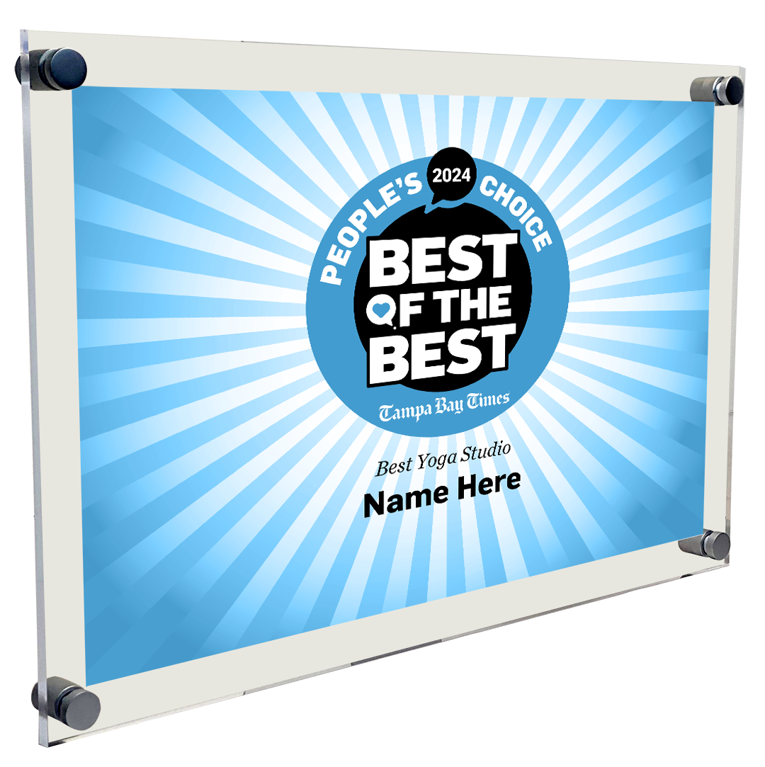 Best Of Tampa Bay Times - Acrylic Standoff Plaque