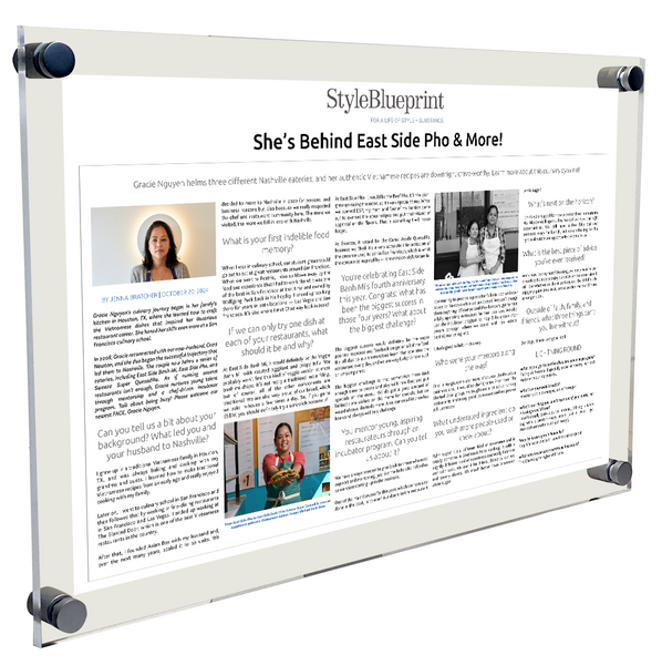 StyleBlueprint Article Plaques (includes all layout design work)