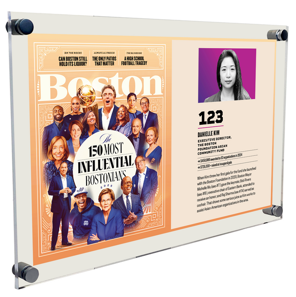 "150 Most Influential Bostonians" Award - Acrylic Standoff Plaque