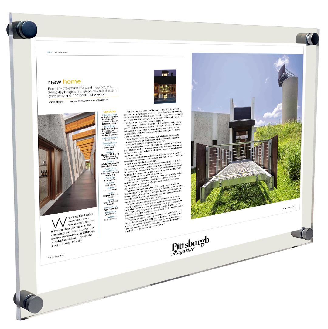 Pittsburgh Magazine - Special Publications - Acrylic Standoff Plaque