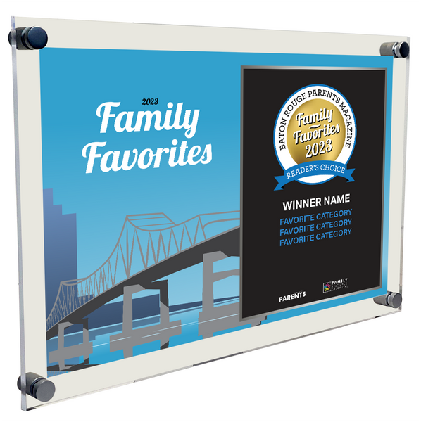 BR Parents Family Favorites Award Plaque
