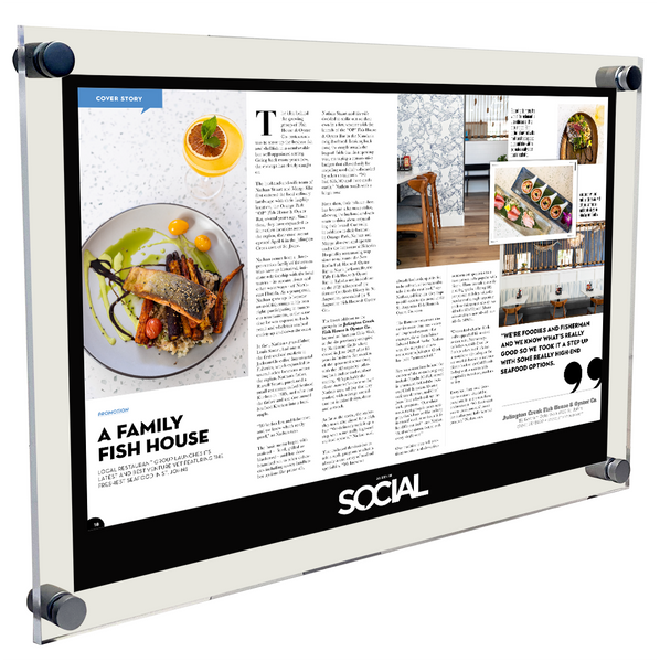 Social Article & Cover Acrylic Plaques