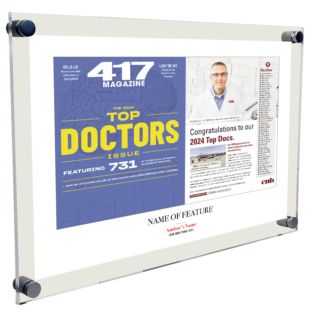 417 Magazine Top Doctor Acrylic Plaques