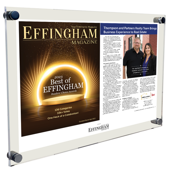 Effingham Magazine: Articles, Covers, & Advertisements - Acrylic