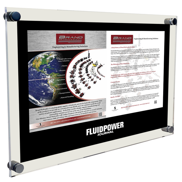 Fluid Power Journal Professional Profiles Acrylic Plaques