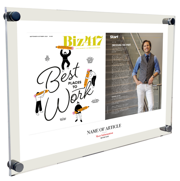 Biz 417 Article & Cover Acrylic Plaques