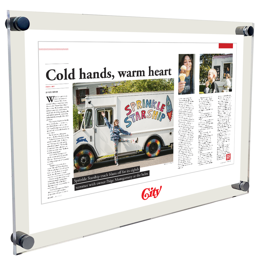 CITY Magazine - Articles - Acrylic Standoff Plaque