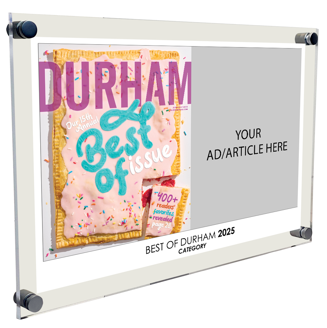 Triangle Media - Best of Durham Articles - Acrylic Plaques