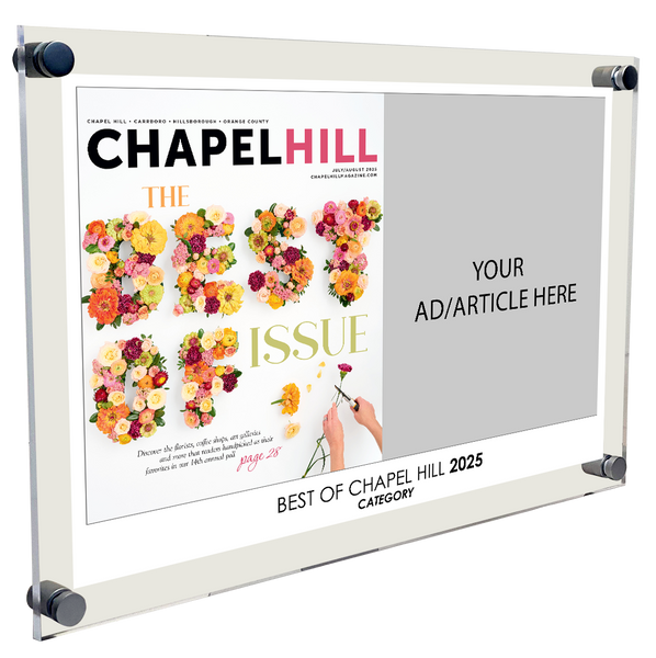Triangle Media - Best of Chapel Hill Articles - Acrylic Plaques