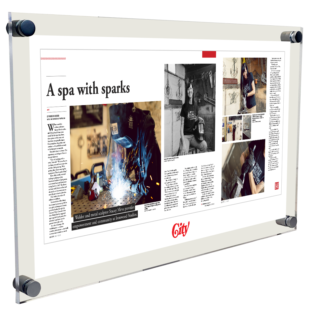 CITY Magazine - Articles - Acrylic Standoff Plaque