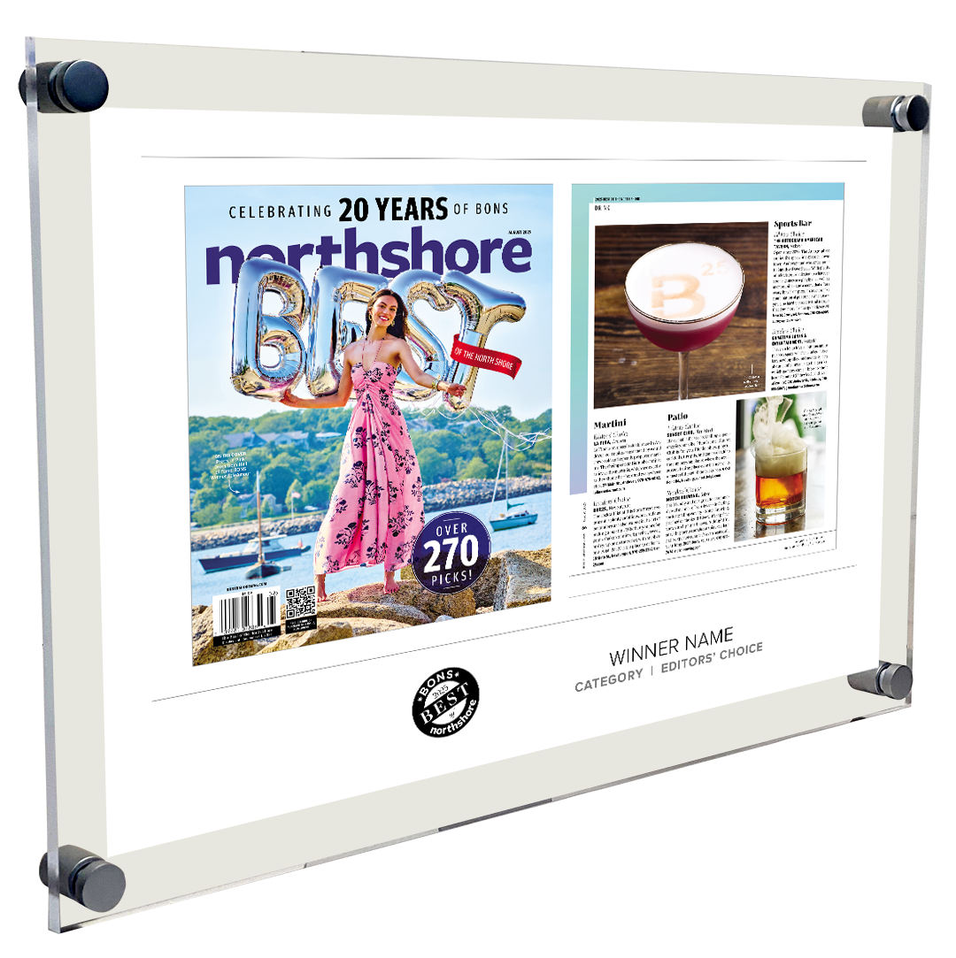 Northshore Magazine - As Seen In Best of Northshore - Acrylic Plaques