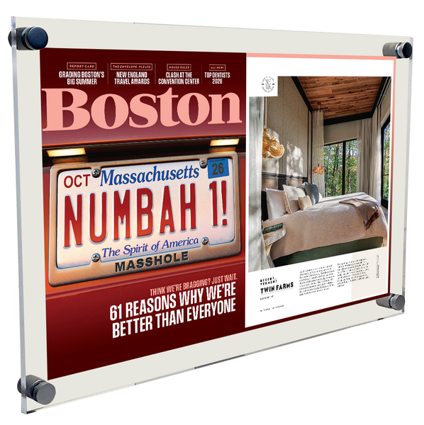 "New England Travel Awards" Article Award - Acrylic Standoff Plaque