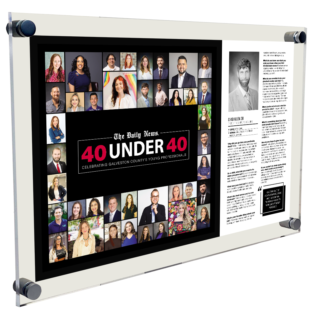 GC The Daily News - 40 Under 40 - Acrylic Plaque