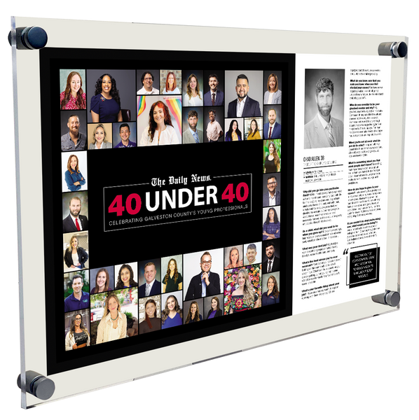 GC The Daily News - 40 Under 40 - Acrylic Plaque