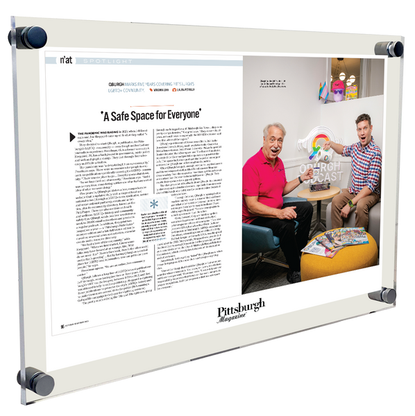 Pittsburgh Magazine - Articles & Covers - Acrylic Standoff Plaque
