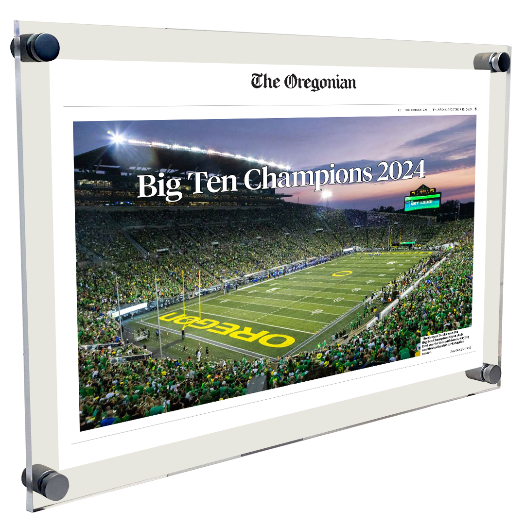 Oregon - 2024 College Football Conference Championship (The Oregonian) - Acrylic Plaque