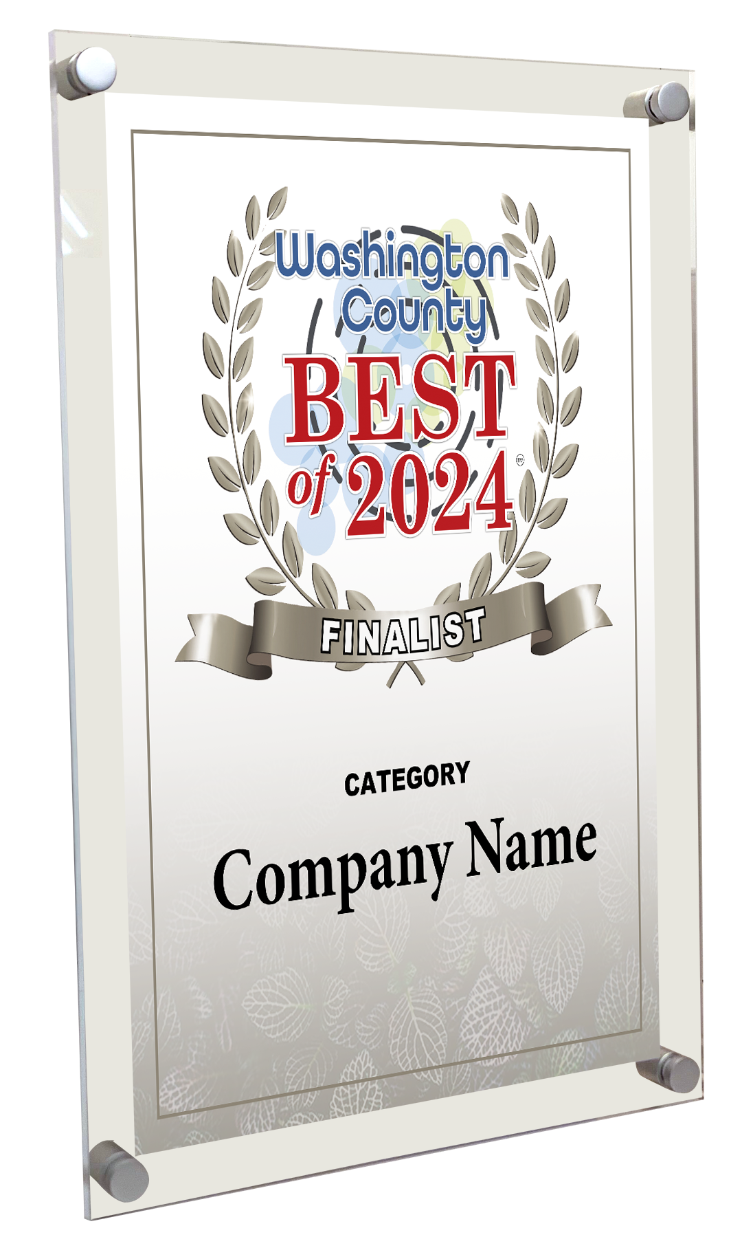 Best of Washington County New York - Acrylic Standoff Plaque