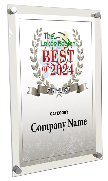 Best of Lakes Region - Acrylic Standoff Plaque