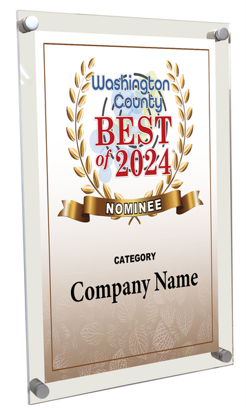 Best of Washington County New York - Acrylic Standoff Plaque