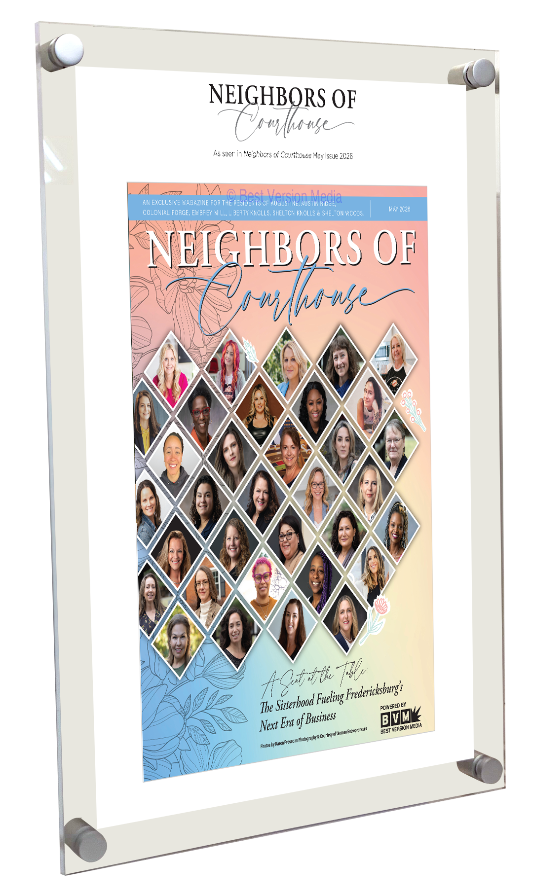 Neighbors of Courthouse - Covers & Articles - Acrylic Plaques