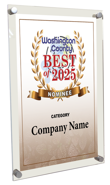 Best of Washington County New York - Acrylic Standoff Plaque