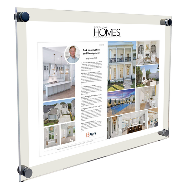 New Orleans Homes - Profile Features - Acrylic Plaques