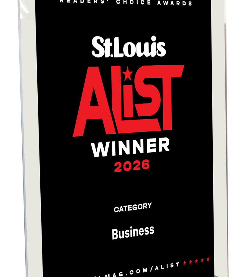 St. Louis Magazine A-List Award - Acrylic Standoff Plaque