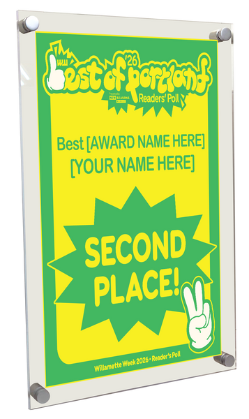 Willamette Week - Best of Portland - Acrylic Plaque