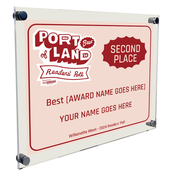 Willamette Week - Best of Portland - Acrylic Plaque