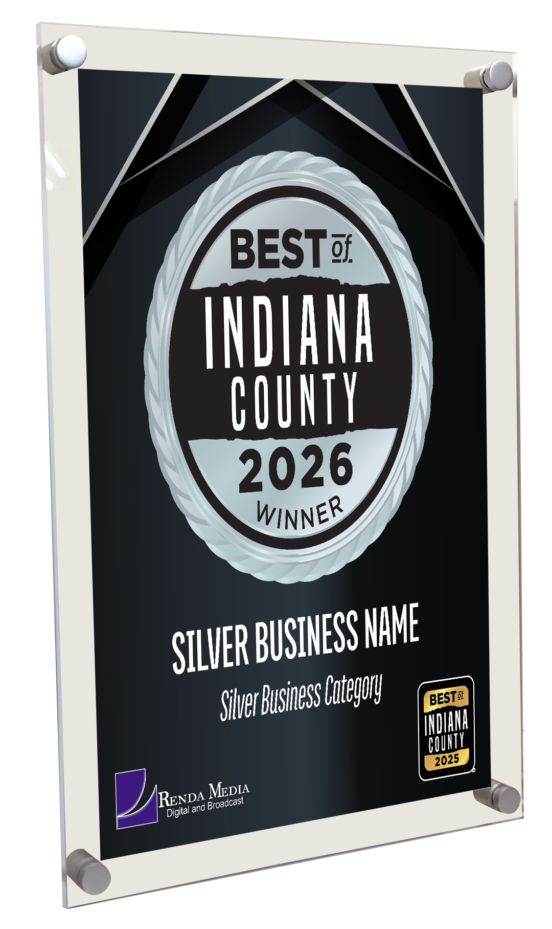 Best of Indiana County - Acrylic Plaques