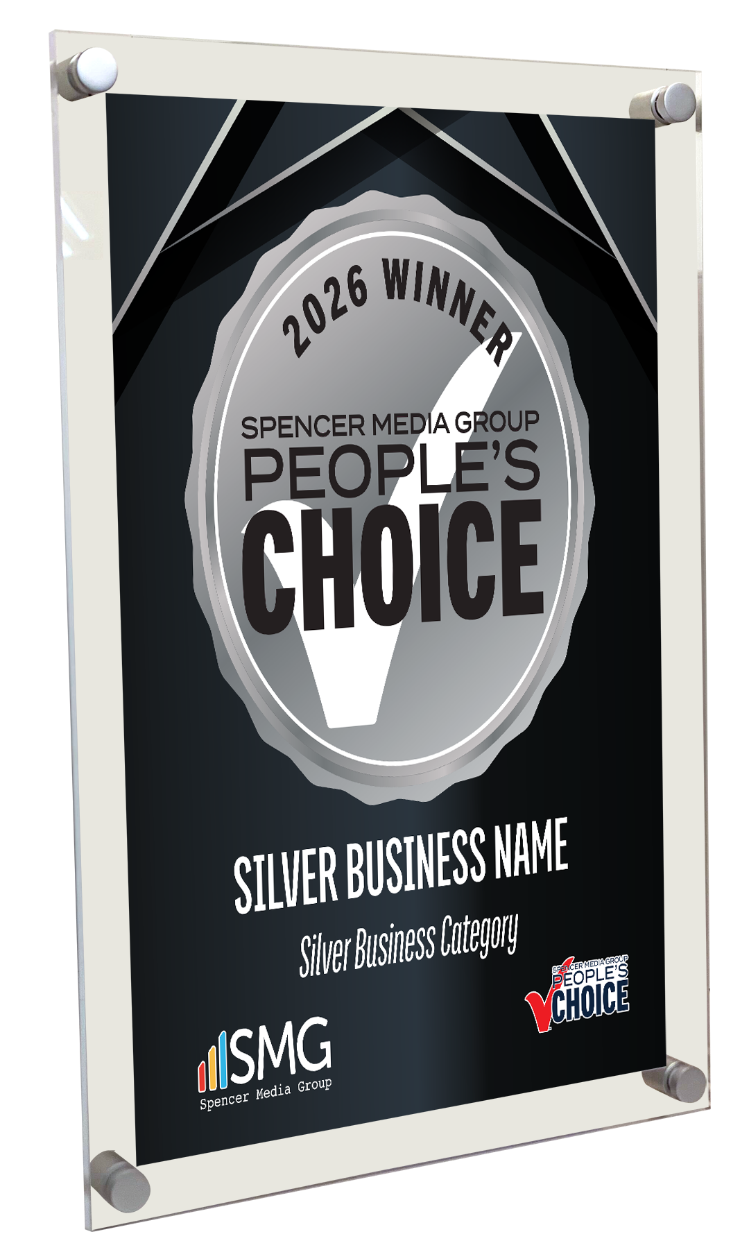 Spencer Media Group People's Choice - Acrylic Plaques